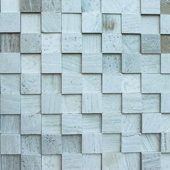 Mosaico branco 3D